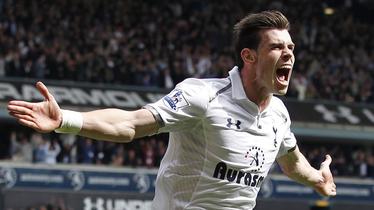 Bale spent six seasons at Spurs, scoring 56 goals