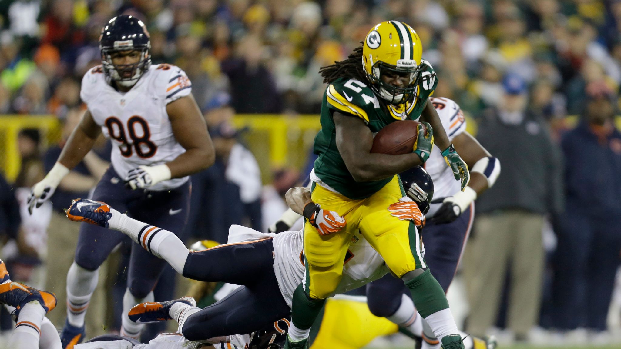 Eddie Lacy Interview: The Packers Running Back Reflects on Rookie Year -  Acme Packing Company