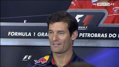 Mixed feelings for Webber