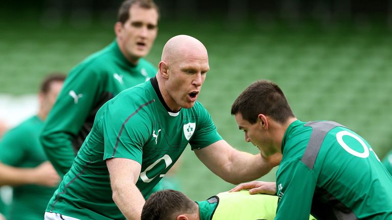 Paul O&#39;Connell: Ireland skipper partners 6ft 11in Devin Toner in the second row