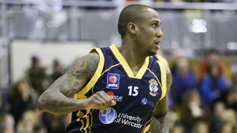 Alex Owumi: Scored 11 points for Worcester Wolves