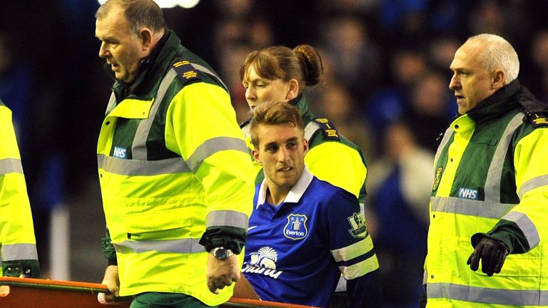 Gerard Deulofeu was forced off against Fulham