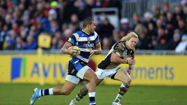 Jonathan Joseph: Scored the only try of an attritional game