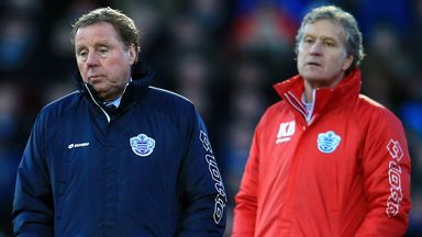 Harry Redknapp and Kevin Bond: QPR have fallen off the pace