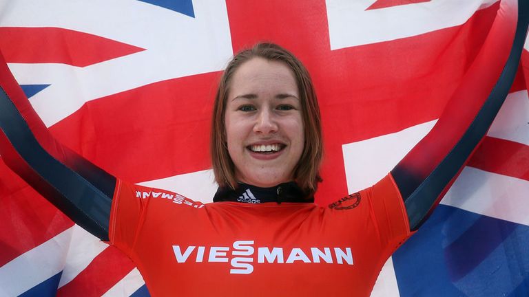 Lizzy Yarnold: Silver medal in St Moritz