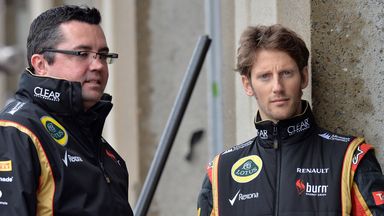 Romain Grosjean: Will appear for Lotus at Bahrain, but Eric Boullier will not