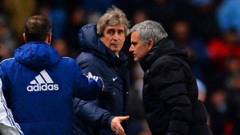 The pair clashed in Mourinho's time at Chelsea while Pellegrini was at Man City