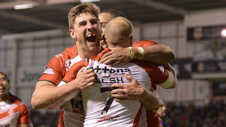 Tommy Makinson: Scored a hat-trick in St Helens' win over Widnes
