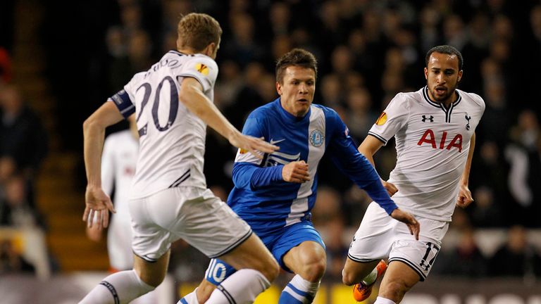 Yevhen Konoplyanka: Scored against Tottenham last month