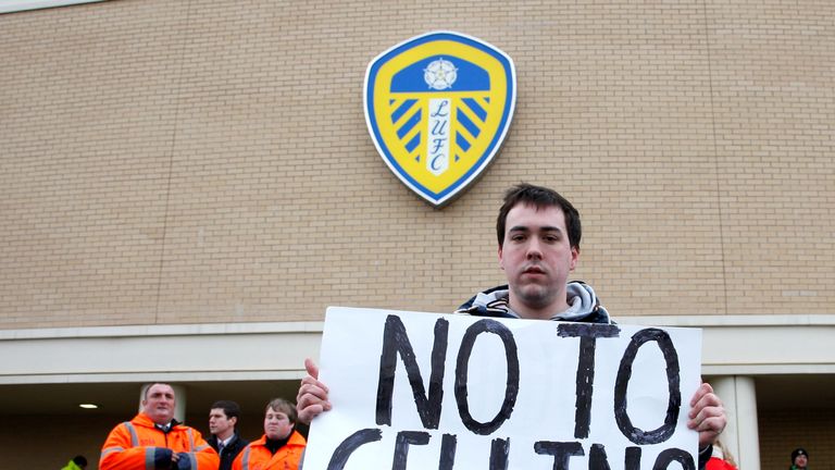 Leeds United fans seemed to turn against Cellino as the season wore on