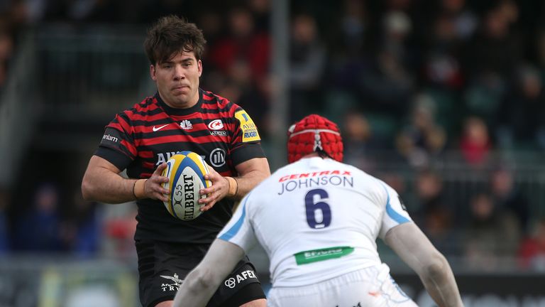 Schalk Brits: Saracens hooker scored second-half try