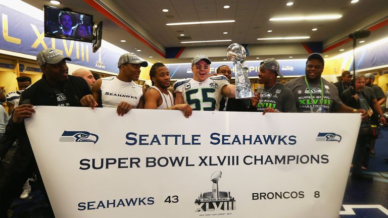 Super Bowl 48: Seattle Seahawks, Denver Broncos Championship merchandise  (Photo)