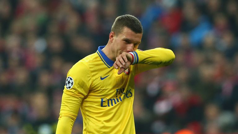 Lukas Podolski: Not worried about competition for places at Arsenal