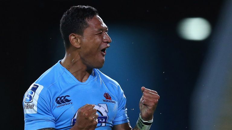 Israel Folau: Took his tally of tries for the season to five from two matches