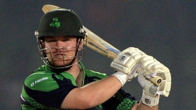 Stirling job: Middlesex batsman smashed a quick-fire 60 as Ireland edged Zimbabwe