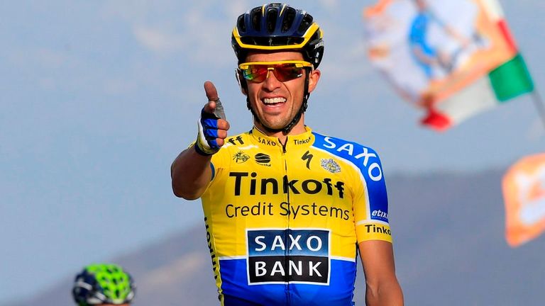 Alberto Contador won stage four