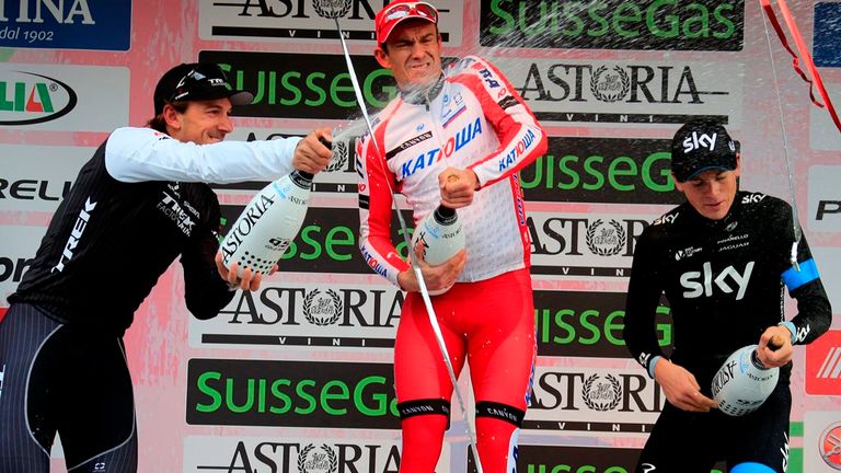 Kristoff, Cancellara and Swift celebrated on the podium