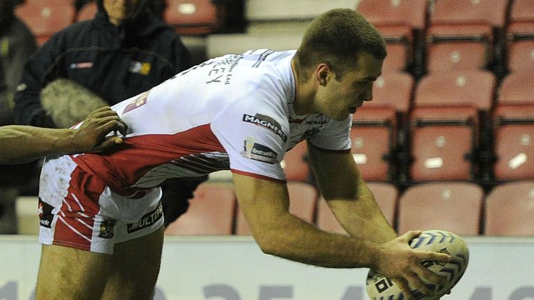 Iain Thornley: grabbed two tries in victory over London Broncos