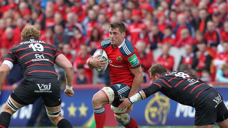 CJ Stander: scored first of Munster's two tries