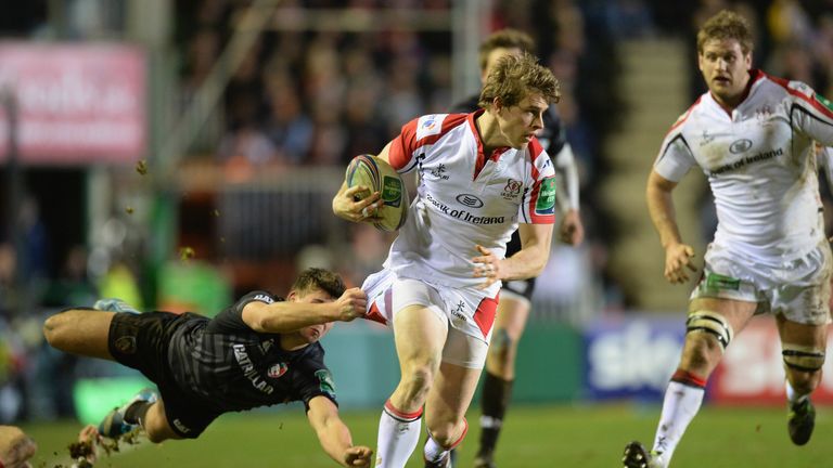 Andrew Trimble: Scored a hat-trick as Ulster thrashed Connacht
