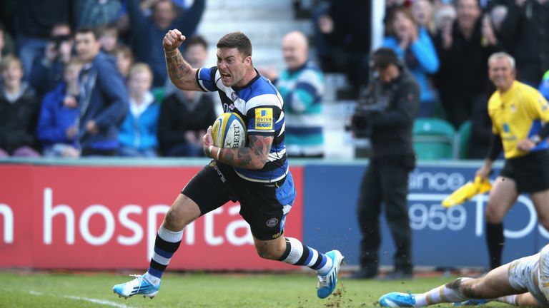 Matt Banahan: Bath's fourth try came three minutes from time