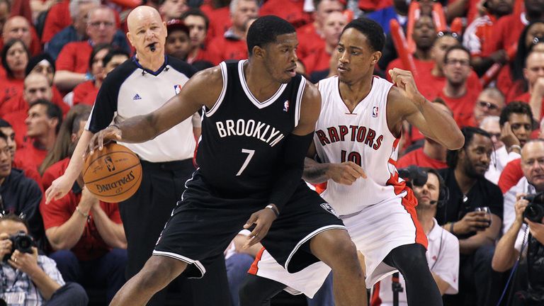 Joe Johnson (L) is leaving Brooklyn