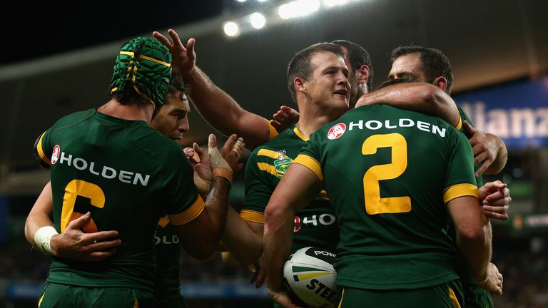 Australia celebrated their 16th straight victory in the Anzac Test