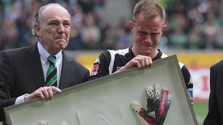 Marc-Andre ter Stegen: Said a tearful goodbye to Moenchengladbach