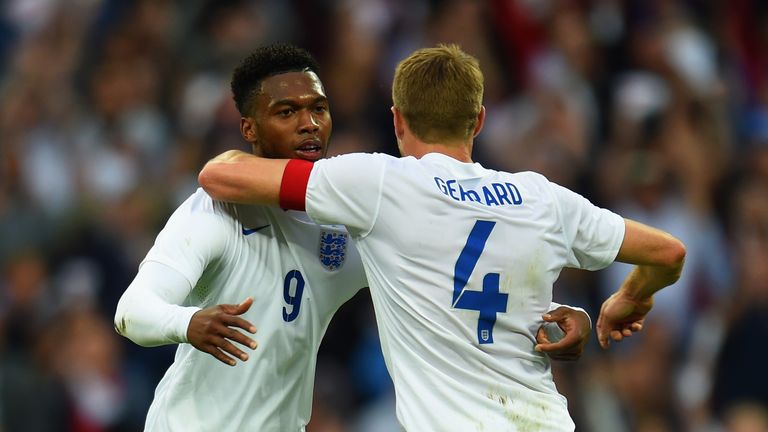 Daniel Sturridge formed part of a remarkably attacking England starting line-up