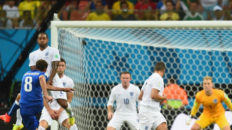 Italy pulled England out of shape in their Group D encounter in Manaus