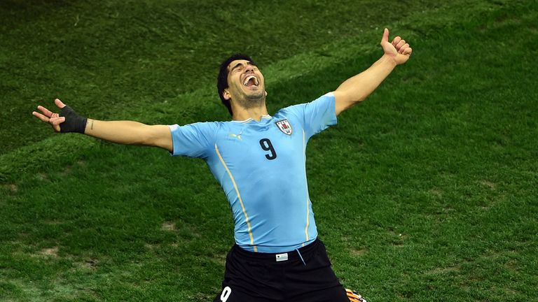 Luis Suarez' Uruguay are also two-time winners, in 1930 and 1950
