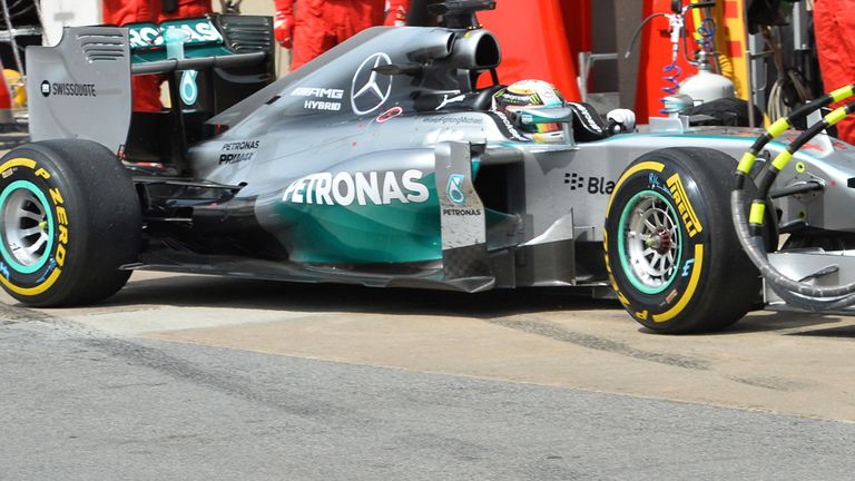 Hamilton retires from the race after what Mercedes said was a &#39;High-voltage control electronics failure which lead to permanent loss of MGU-K drive&#39;