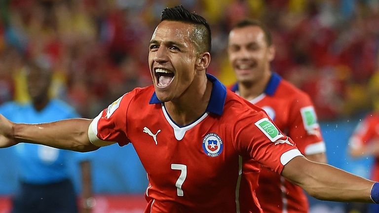 Sanchez has won 71 caps for Chile, scoring 24 goals