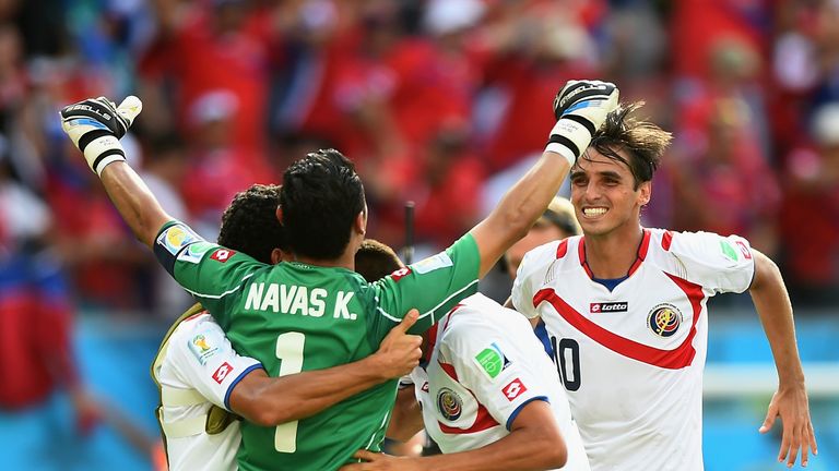 Costa Rica: Celebrations at full-time