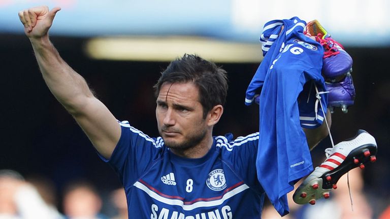 Frank Lampard: Waving goodbye after 13 years with Chelsea