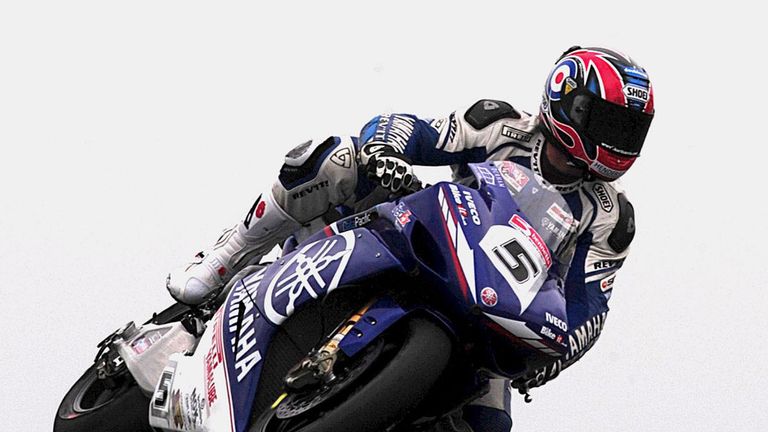 Karl Harris pictured in his British Superbike days