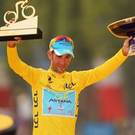 Vincenzo Nibali said standing on the top step of the podium was a 'huge honour'