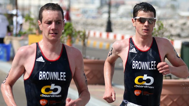 Alistair(left) and Jonny (right) Brownlee: Ready to fight for gold in Glasgow
