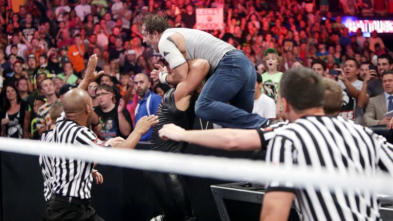 Dean Ambrose and Seth Rollins clashed in Tampa
