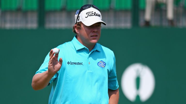 George Coetzee: Briefly shared the Open lead on his 28th birthday