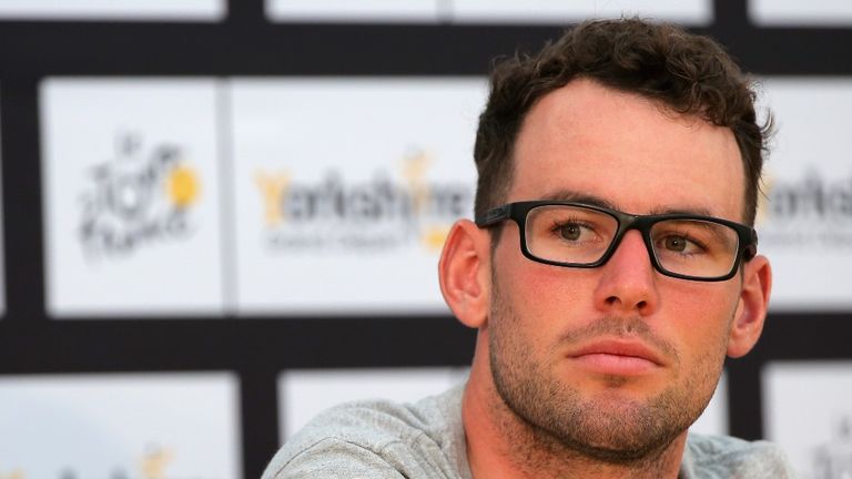 Mark Cavendish is still recovering from a dislocated collarbone