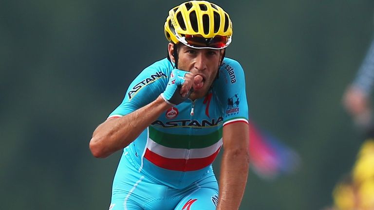 Vincenzo Nibali claimed his second stage win of the race and moved back into the yellow jersey