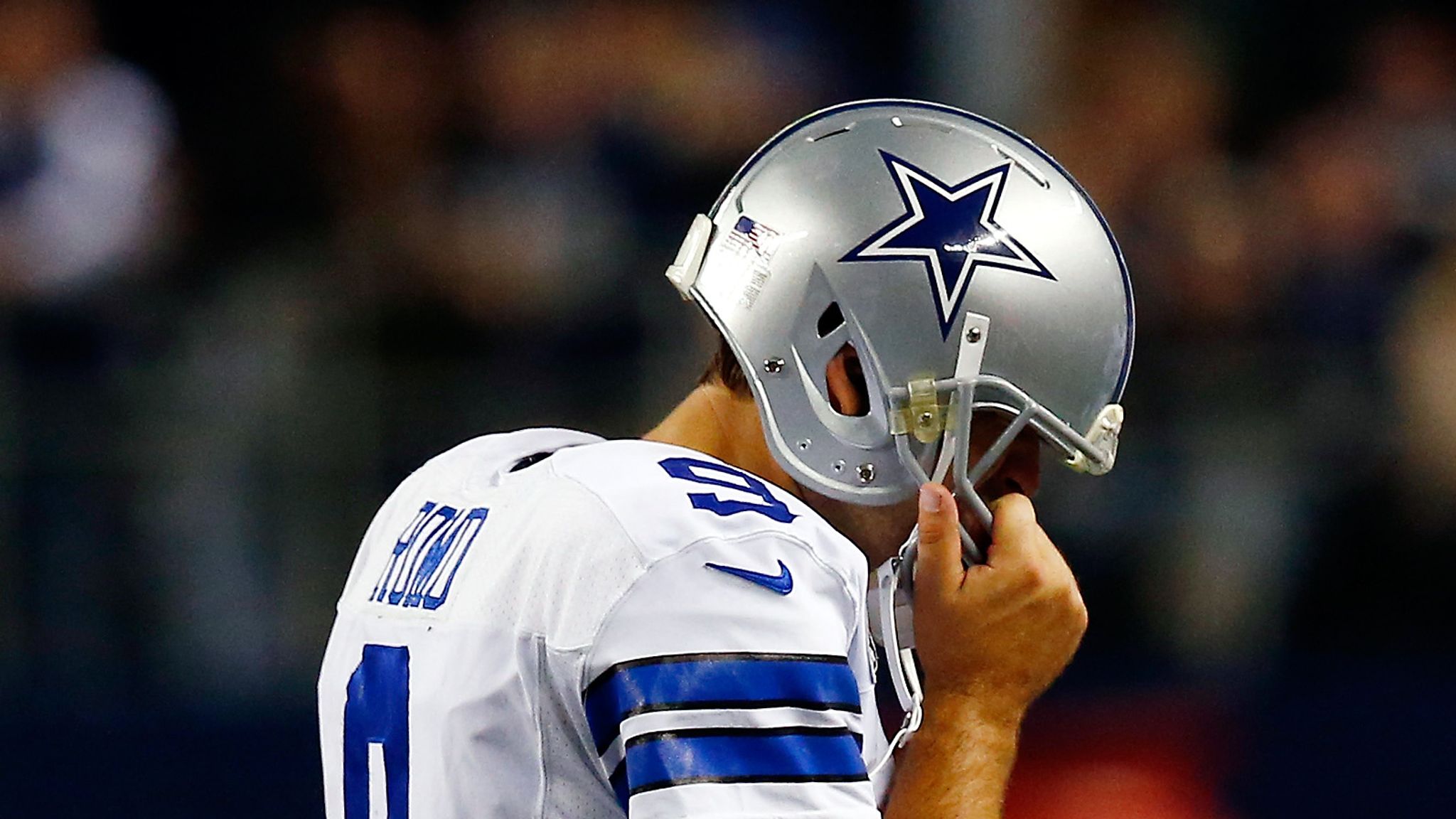 Cowboys Helmet, clean, dallas, nfl, romo, tony, HD phone wallpaper