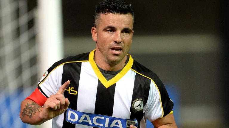 Antonio Di Natale was the goal hero for Udinese