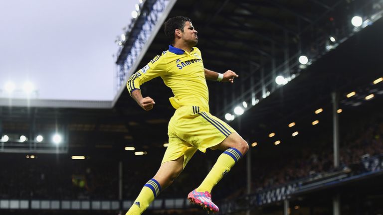 Diego Costa: Chelsea striker scored twice against Everton