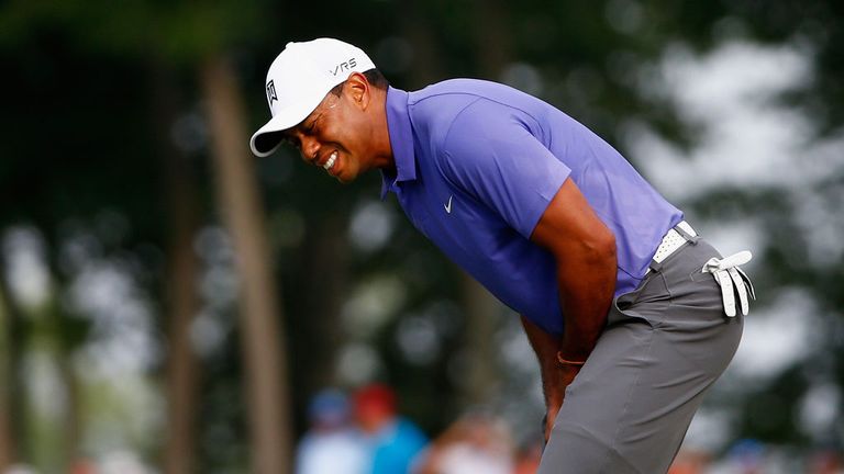 Tiger Woods: Frustrating day at Valhalla