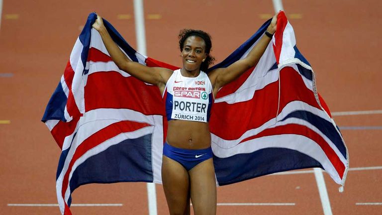 Tiffany Porter: Won gold at the European Athletics Championships in Zurich and has now lowered Jessica Ennis-Hill's British 100m hurdles' record