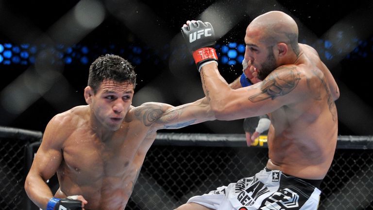 Rafael dos Anjos: now in the mix for a UFC lightweight title shot