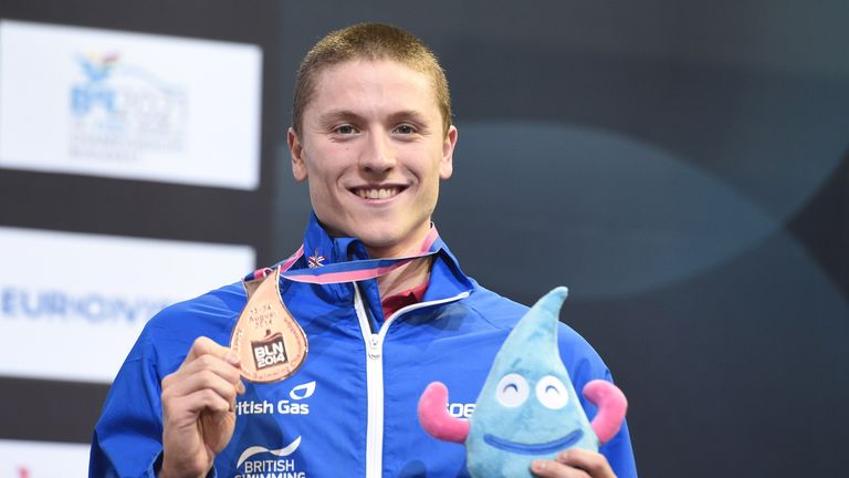 Roberto Pavoni: Claimed a place on the podium in the 200 metres individual medley