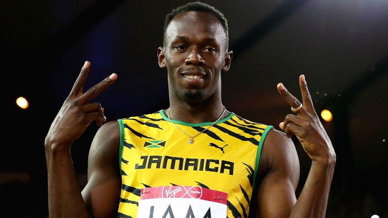 Usain Bolt: Set to anchor the Jamaican 4x100 metres team in the final session of the athletics programme